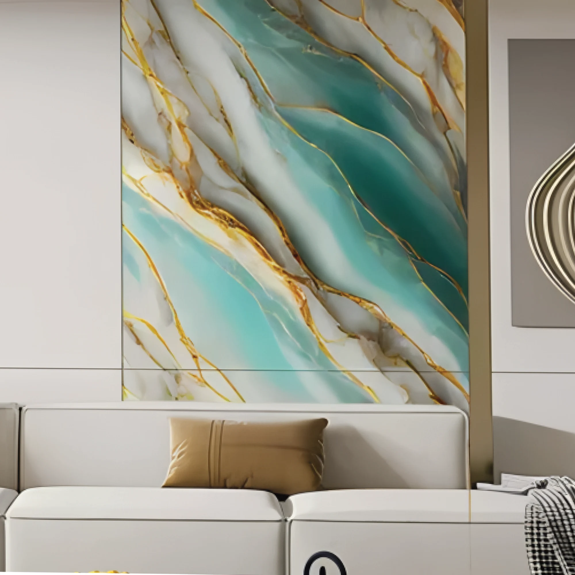 Marble Sticker - AB MS 035 (GOLDEN TIDES) - Image 2