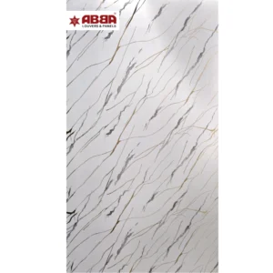 3D Art Stickers - M 008 (WHITE GOLDEN VEIN MARBLE)