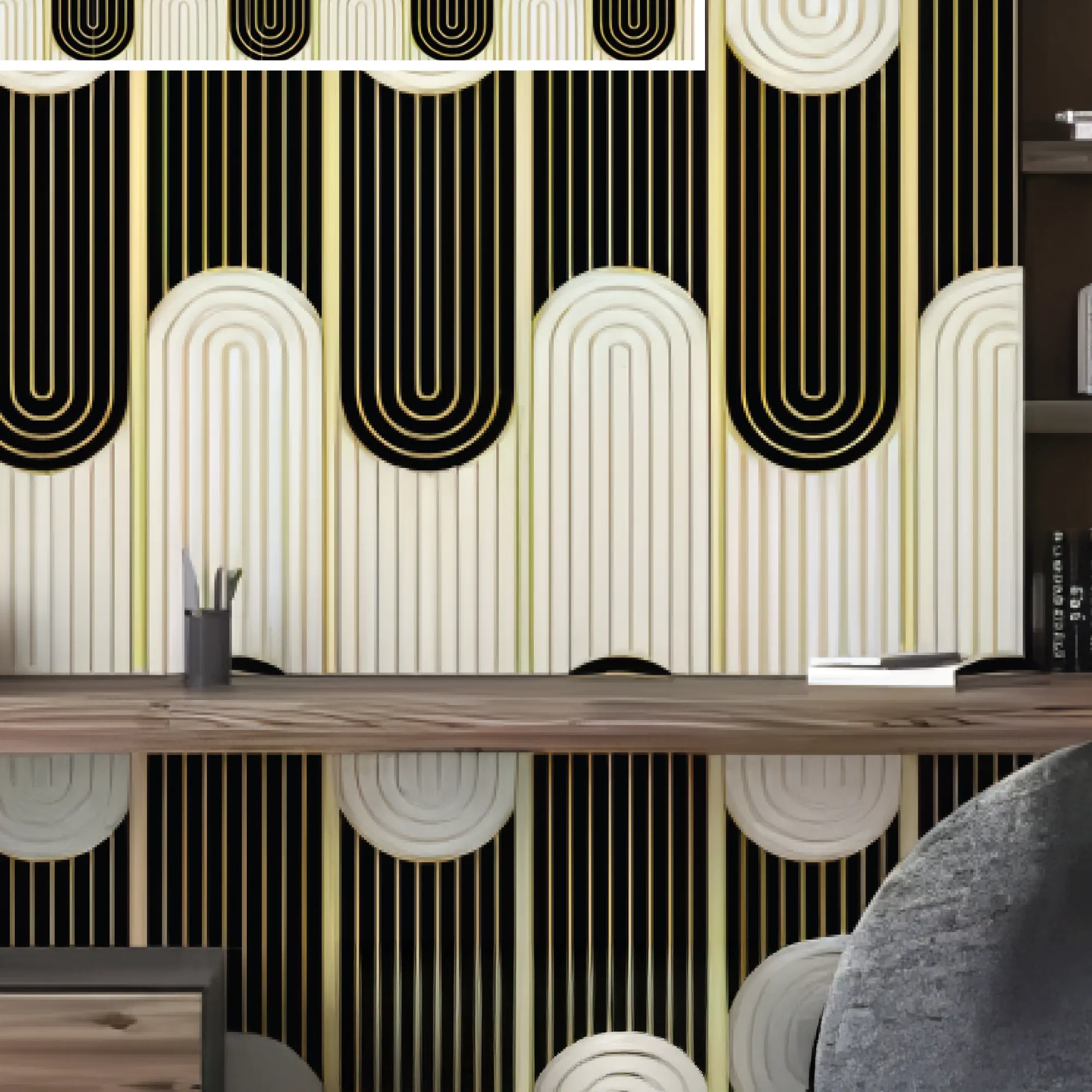 3D Art Stickers - M 020 (RETRO WAVE) - Image 2