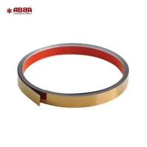 SS Edge Profile Gold Wall Trim - THICKNESS : 12MM