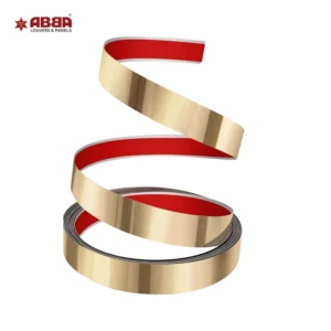 SS Edge Profile Gold Wall Trim - THICKNESS : 25MM