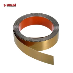 SS Edge Profile Gold Wall Trim - THICKNESS : 40MM