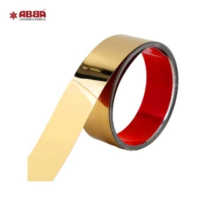 SS Edge Profile Gold Wall Trim - THICKNESS : 50MM