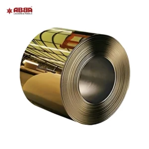 SS Edge Profile Gold Wall Trim - THICKNESS : 75MM